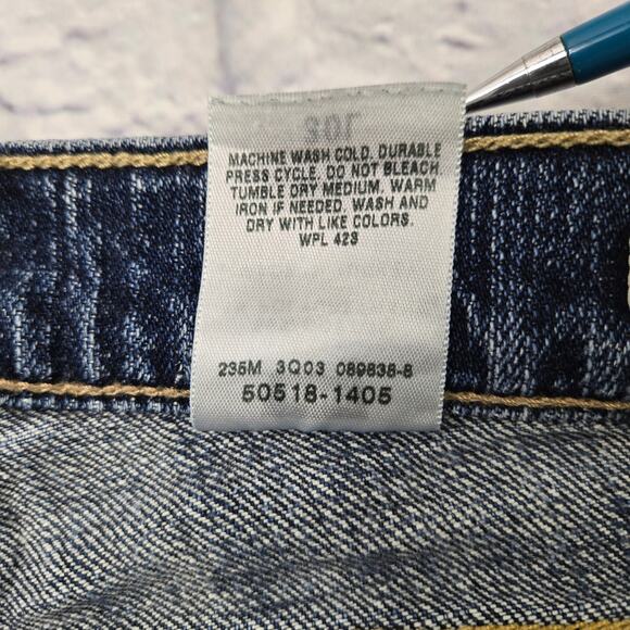 Y2k Levi's Premium Superlow Jeans Bootcut Cool Patch size 30L - Picture 11 of 16